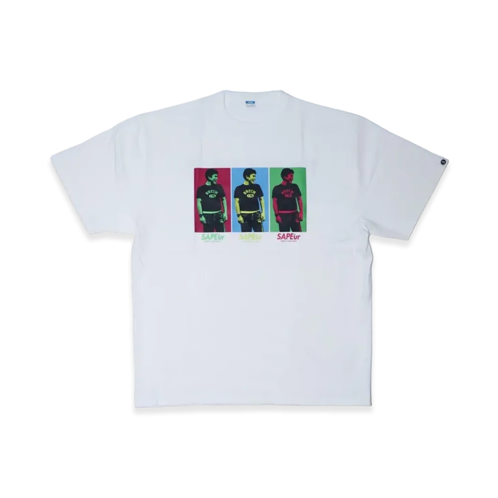 SAPEur x MASATOSHI HAMADA Traffic Light S/S T-Shirt "White"