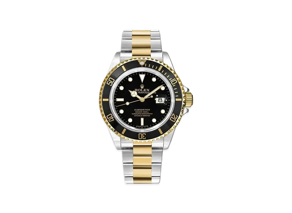 ROLEX Submariner Date "Black/Stainless Steel/Yellow Gold"