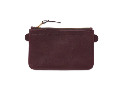 visvim Leather Essentials Case L (KNGR) "Burgundy"