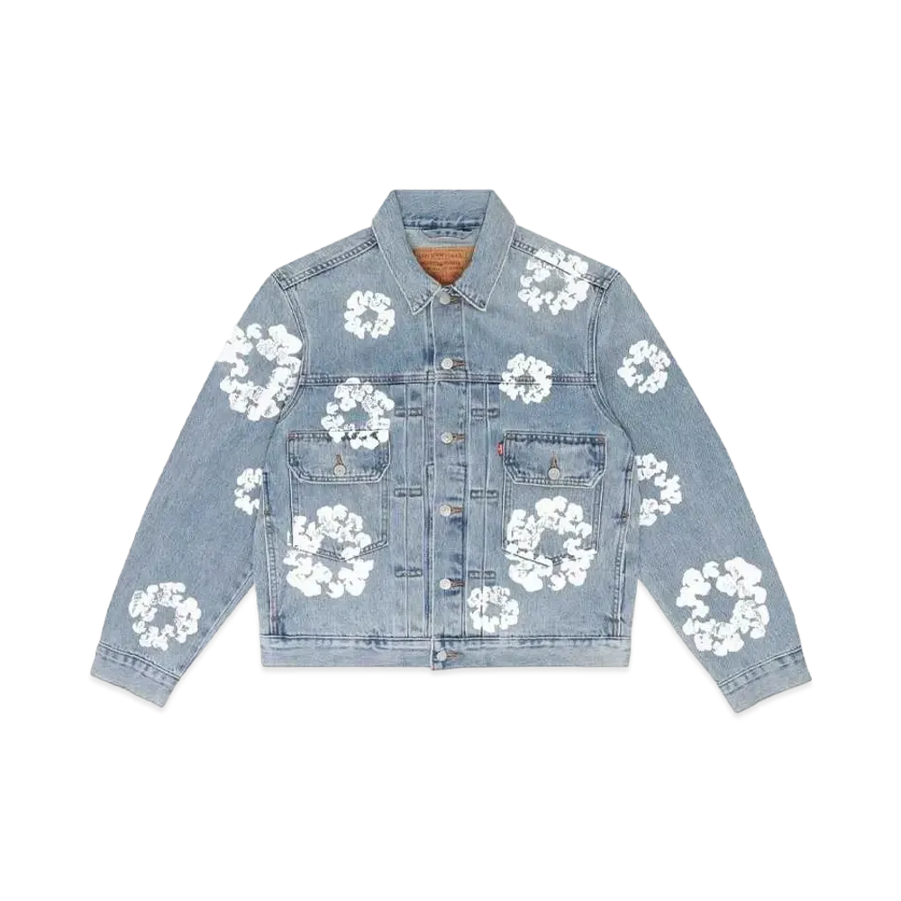 Levi's x Denim Tears Type-2 All Over Wreath "Light Wash"