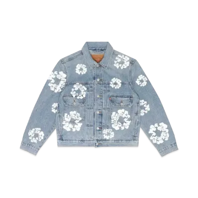 Levi's x Denim Tears Type-2 All Over Wreath "Light Wash"