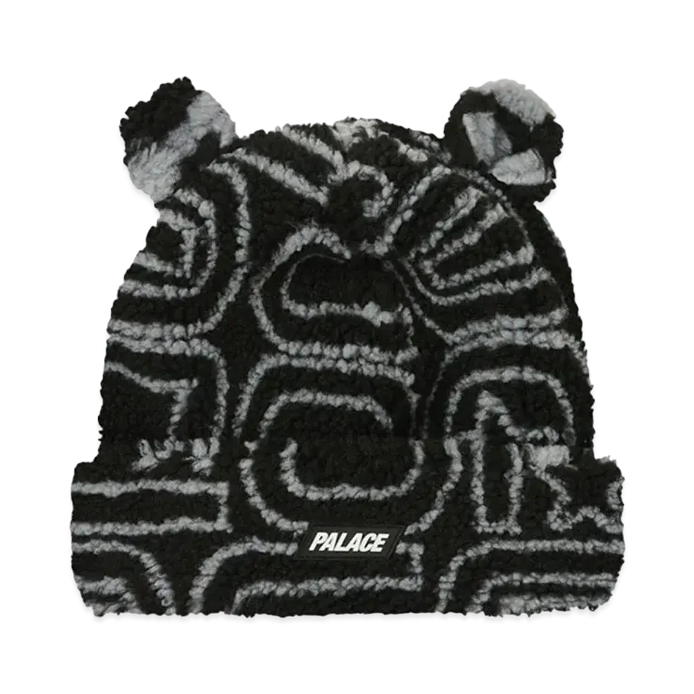PALACE Joyrex Fleece Ears Beanie "Black"