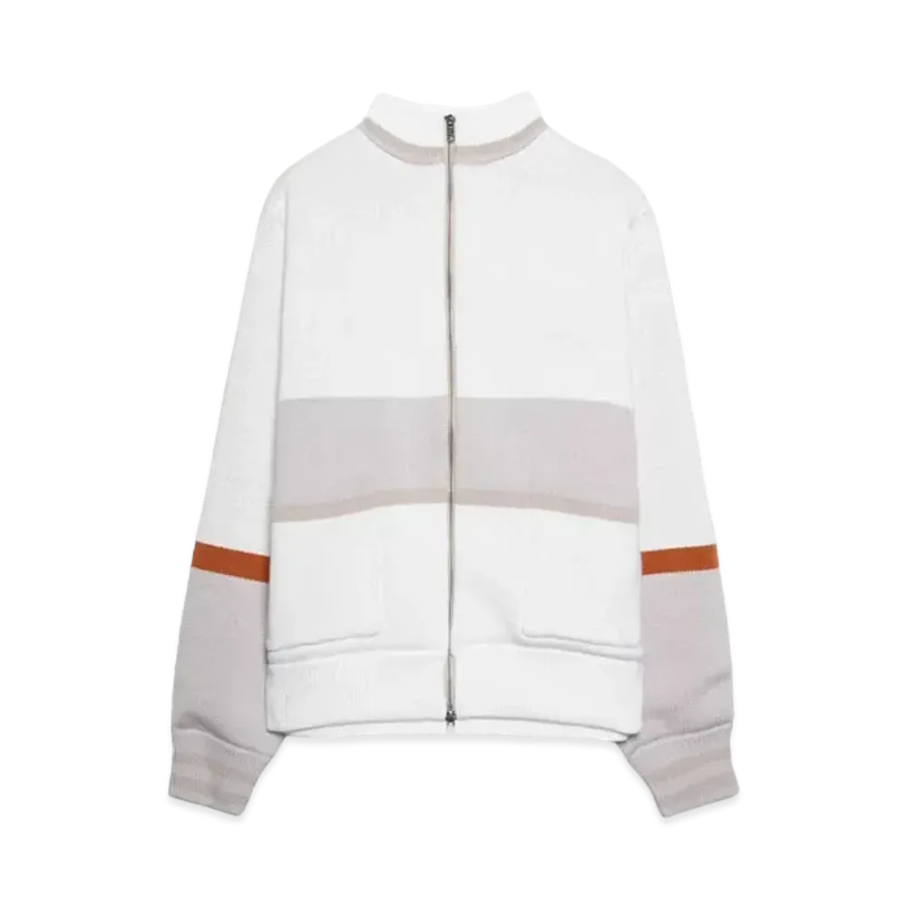 STUDIO SEVEN ZIPUP KNIT JACKET "WHITE"