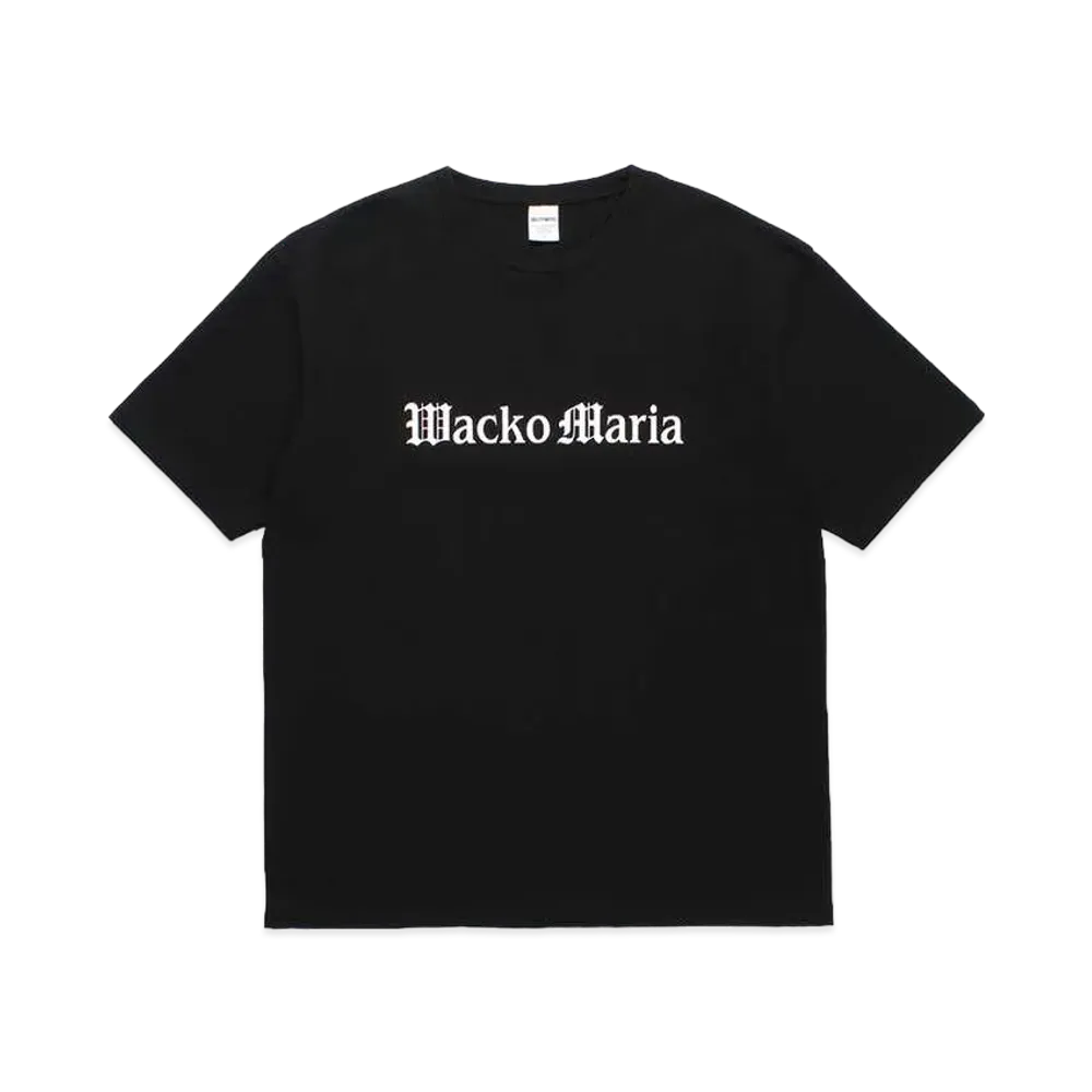 WACKO MARIA Washed Heavy Weight T-Shirt "Black"