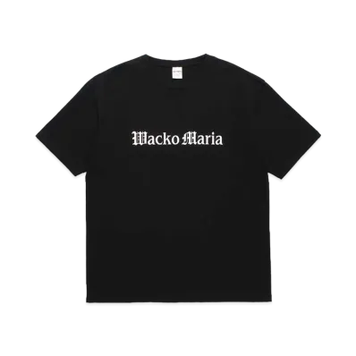 WACKO MARIA Washed Heavy Weight T-Shirt "Black"