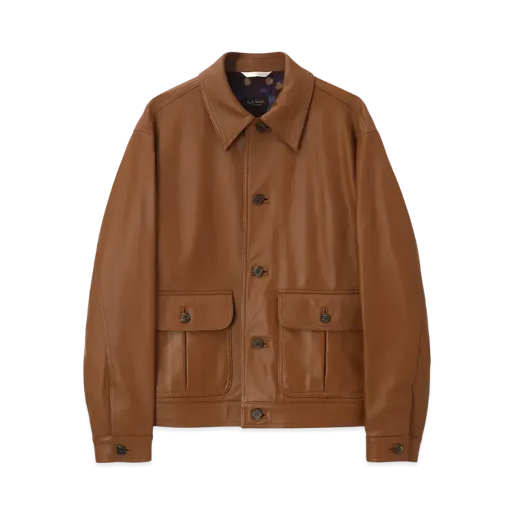 Paul Smith Lambskin Blouson "Camel"