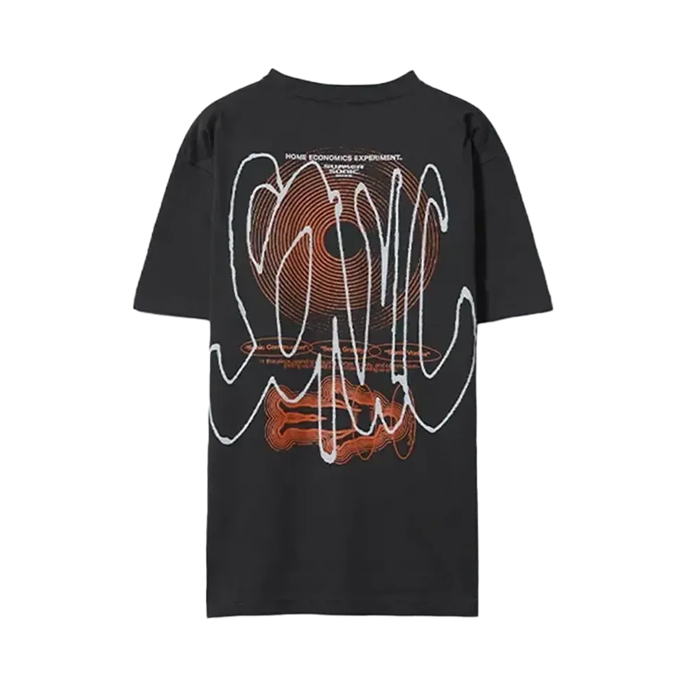 SUMMER SONIC x SNKRDUNK \ 【 会場限定】 HOME ECONOMICS EXPERIMENT Collaboration T-Shirt "SMOKE BLACK"