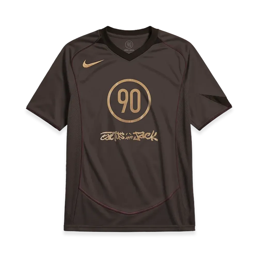 Travis Scott Cactus Jack x Nike Total 90 Football Jersey "Brown"