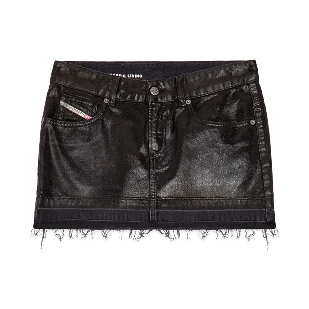 Diesel Women's `De-Ron` Mini Skirt "Black"