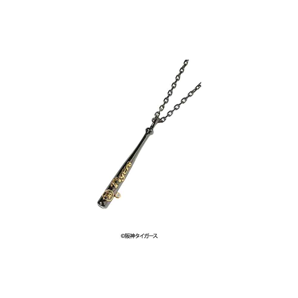 阪神タイガース90周年記念 \ CORE JEWELS Hanshin Tigers 90th Anniversary Collaboration Bat Necklace Okada Ver. "CJ BLACK x GOLD"