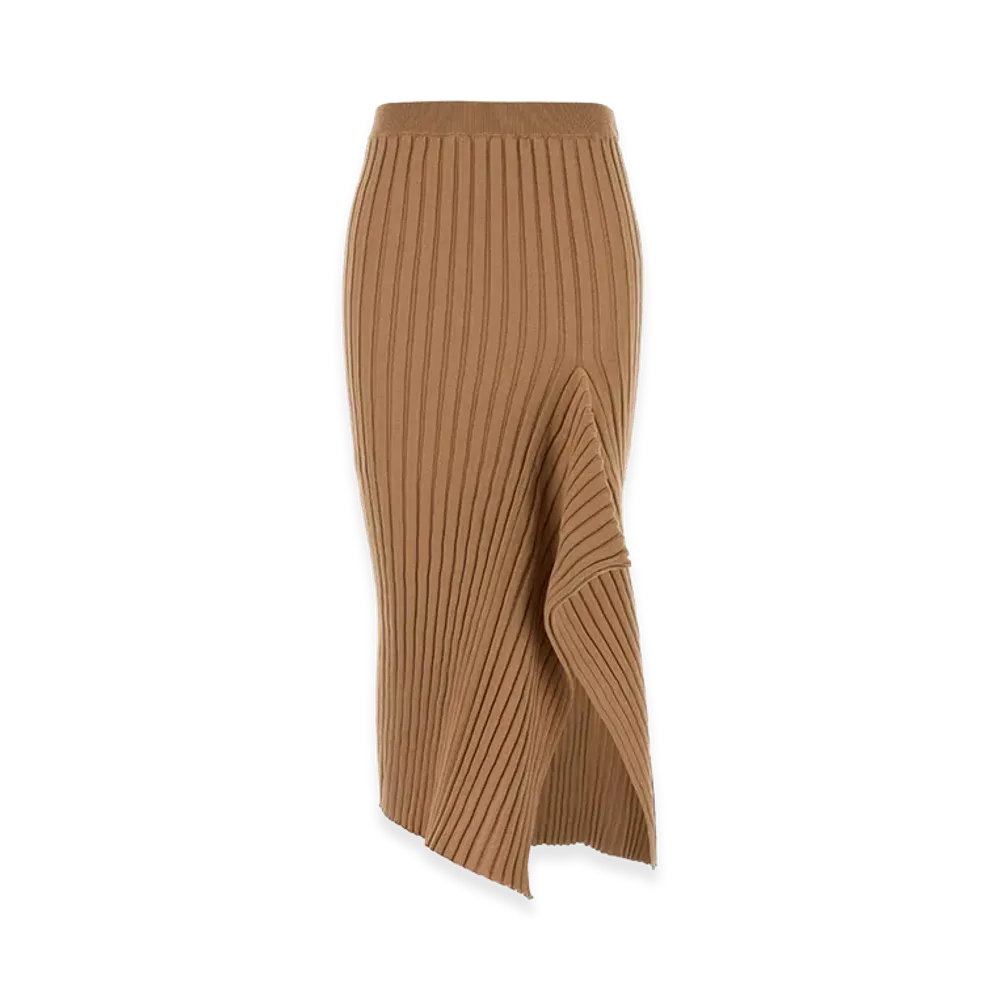 STELLA McCARTNEY Women's Cotton Skirt "Camel"