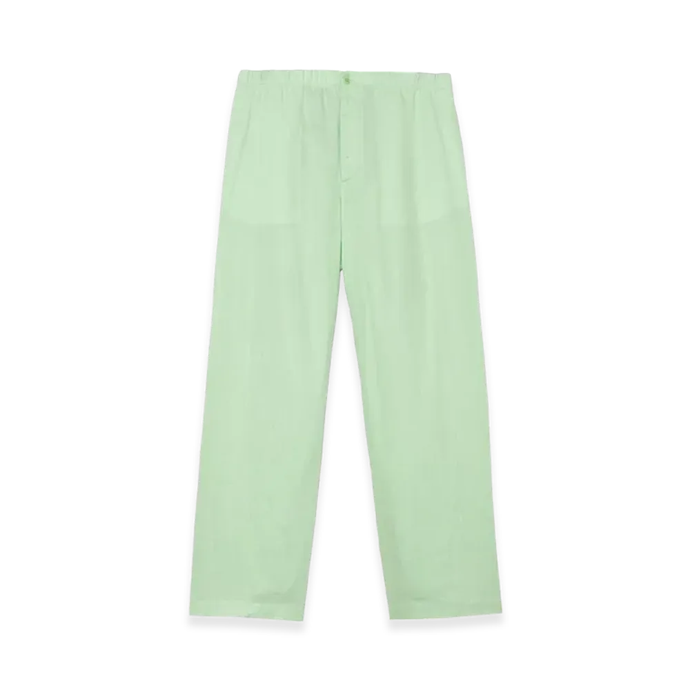 ZARA x Bad Bunny Benito Antonio Relaxed Fit 100% Linen Pants "Water Green"
