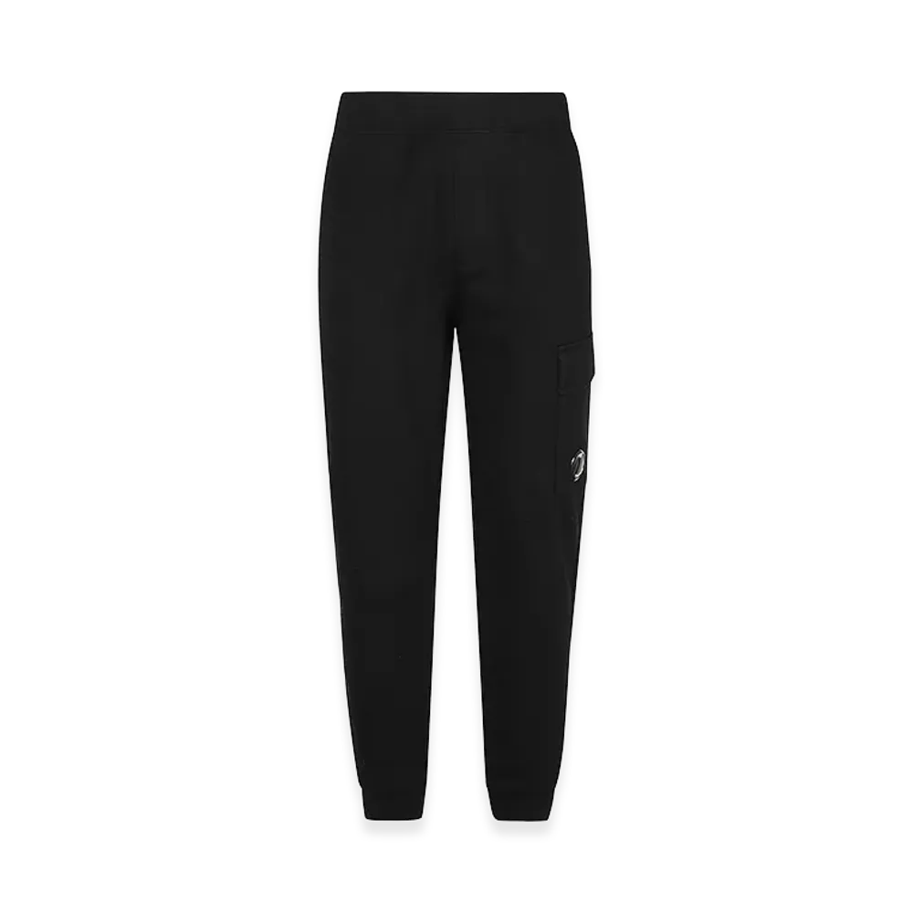 C.P. Company Diagonal Raised Fleece Lens Sweatpants "Black"