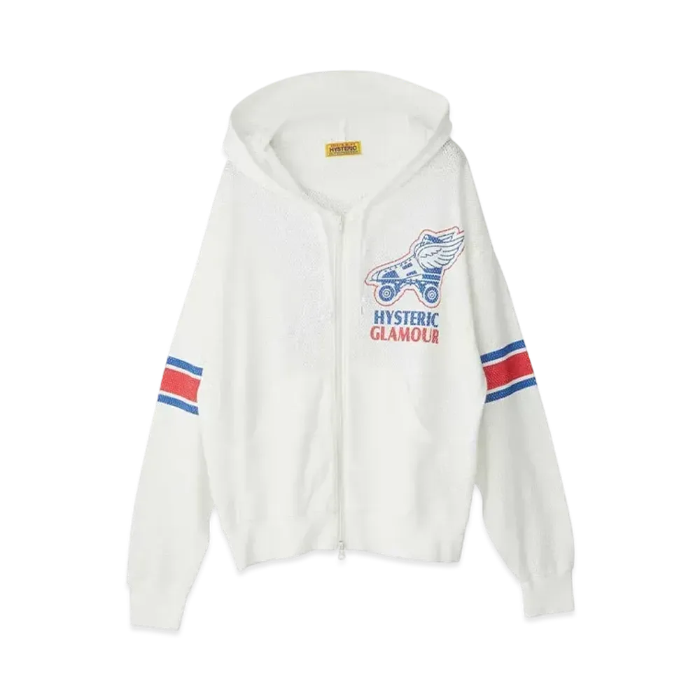 HYSTERIC GLAMOUR Hysteric Rollers Hoodie "White"