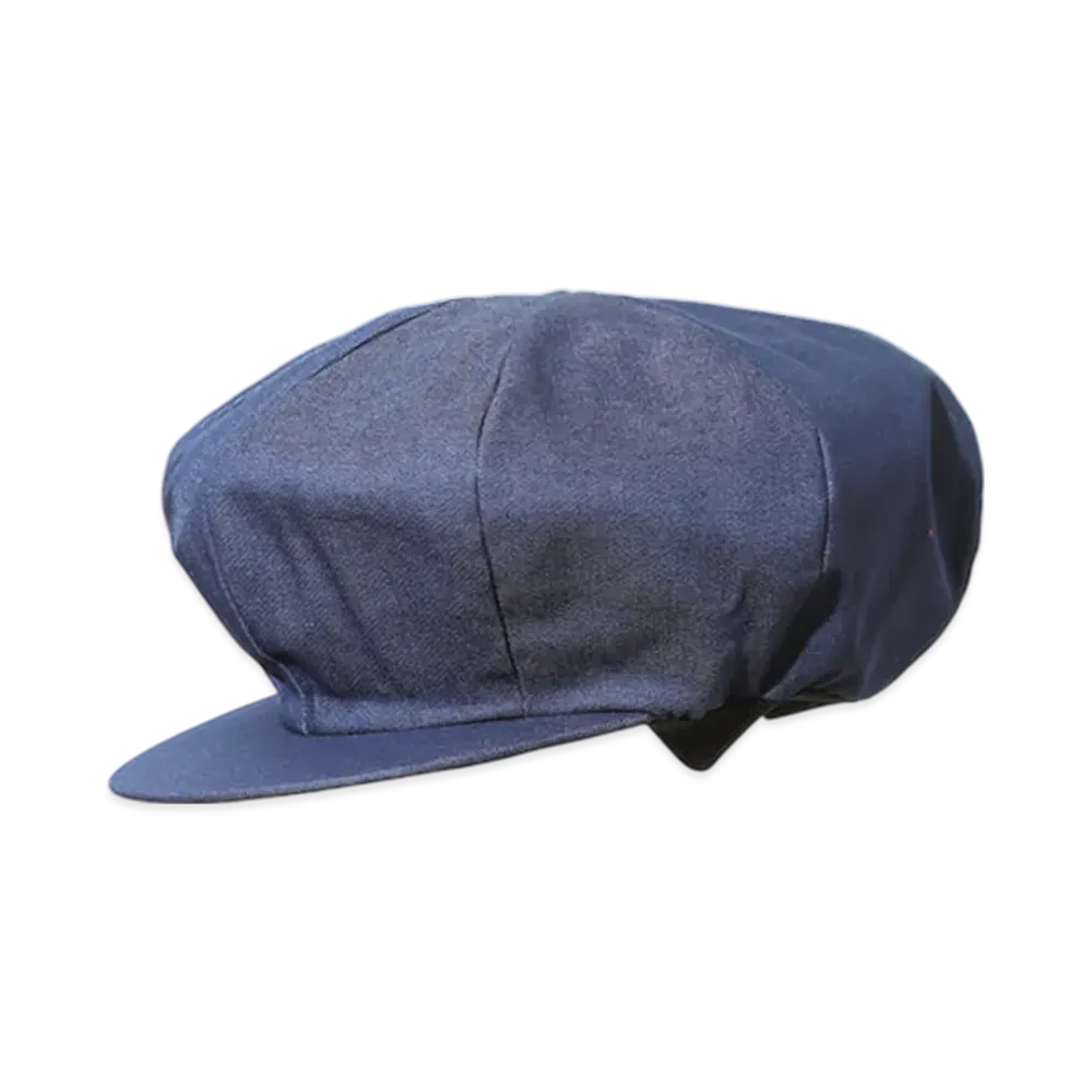 ENGINEERED GARMENTS Newsboy Cap - CP Denim "Blue"