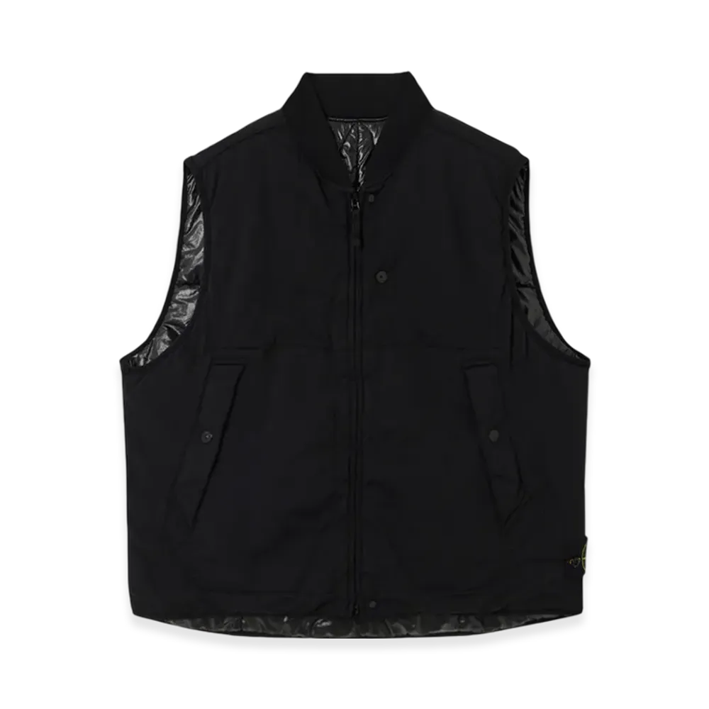 Stone Island G100002 Compact Cotton Nylon Jersey-TC "Black"