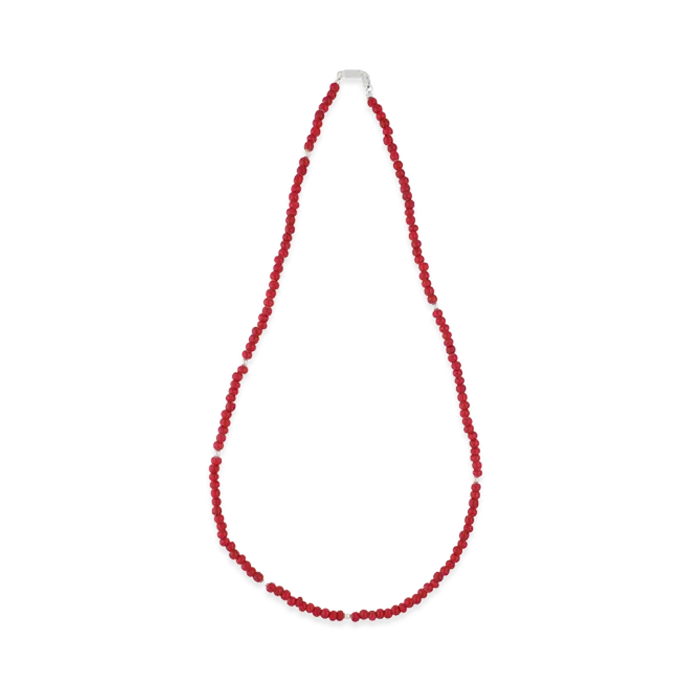 WIND AND SEA IVX Japan WDS White Hearts Necklace "Red"