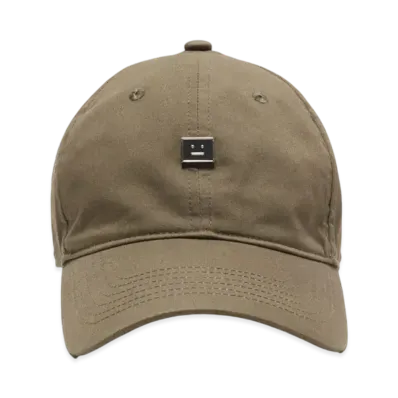 Acne Studios Stud Face Logo Cap "Beige"