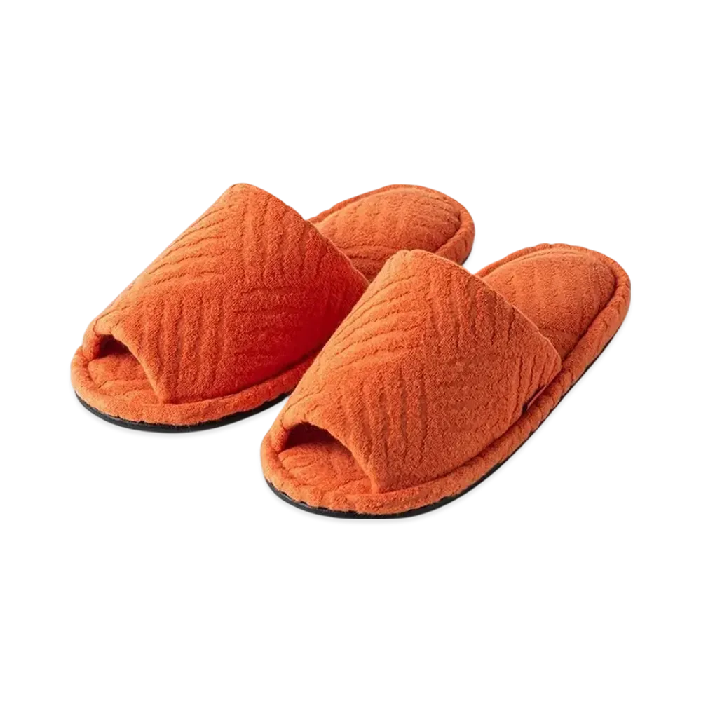 TIGHTBOOTH Checker Plate Pile Room Sandal "Orange"
