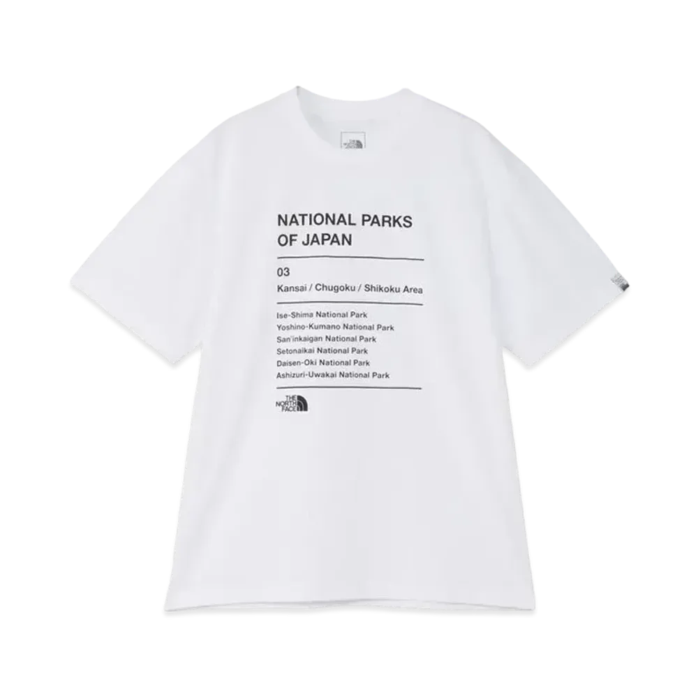 The North Face Short Sleeve National Park Tee "White"
