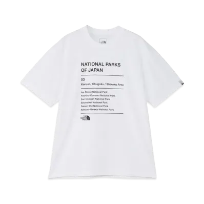 The North Face Short Sleeve National Park Tee "White"