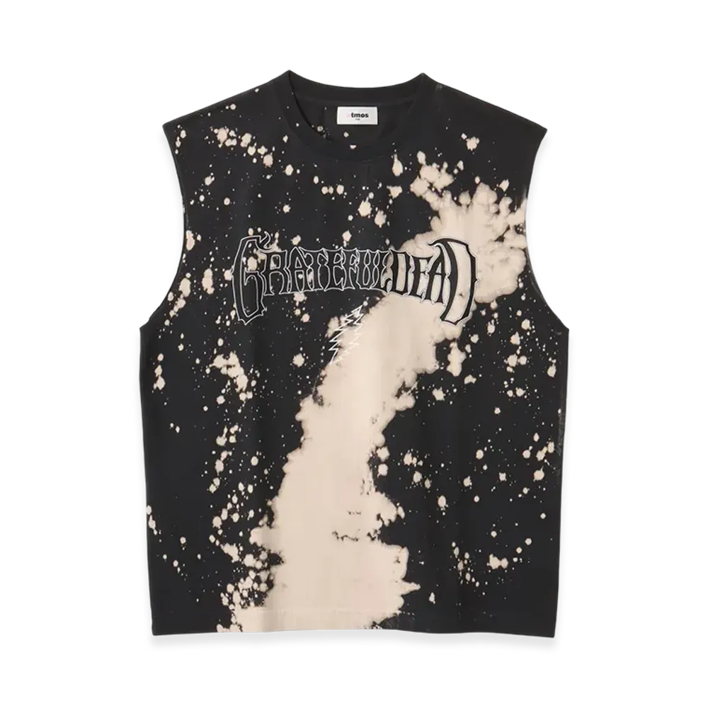 atmos pink x Grateful Dead Tank Top "Charcoal"