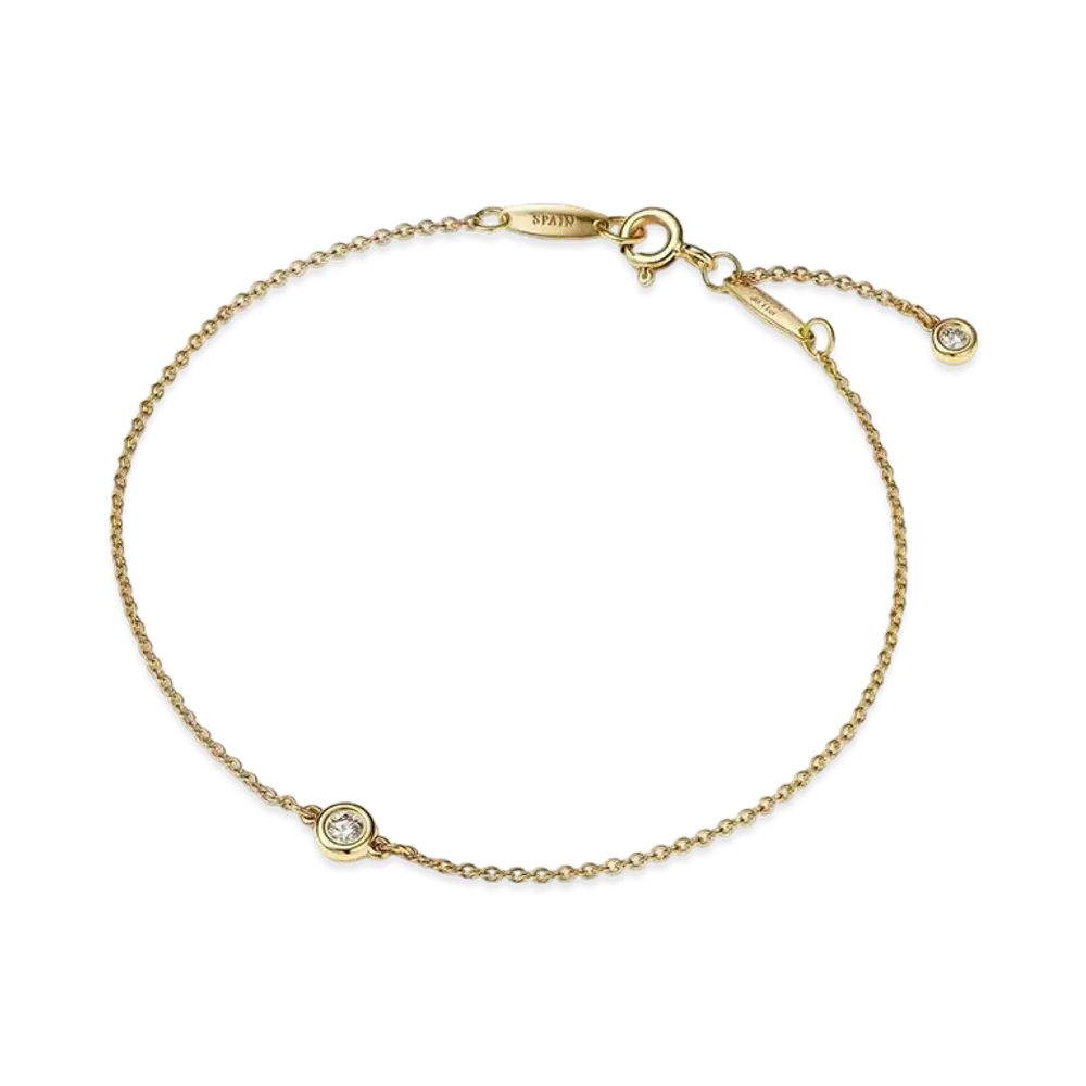 Tiffany & Co. Elsa Peretti Diamonds By the Yard Diamond Bracelet "Yellow Gold"