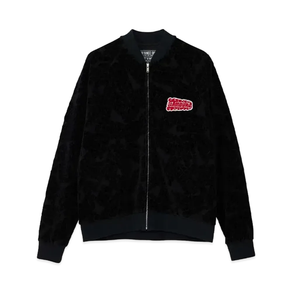 HYSTERIC GLAMOUR Flame Logo Jacquard Jumper "Black"