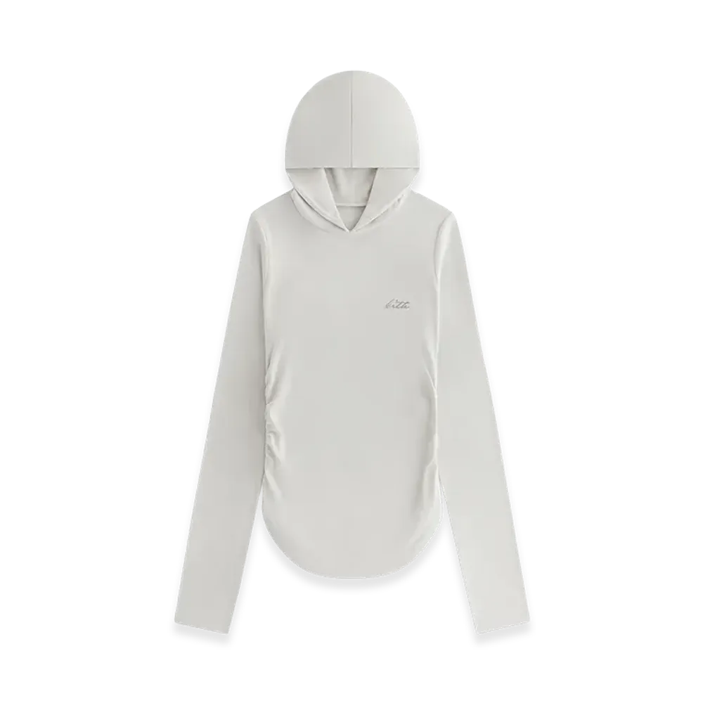 Kith x Lisa Women's Sofi Ruched Hoodie "Tin"