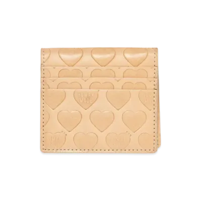 HUMAN MADE Leather Compact Wallet "Beige"