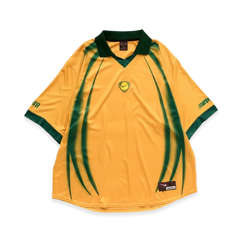 Travis Scott Cactus Jack x Nike Brasil Total 90 Retro Jersey "Yellow"