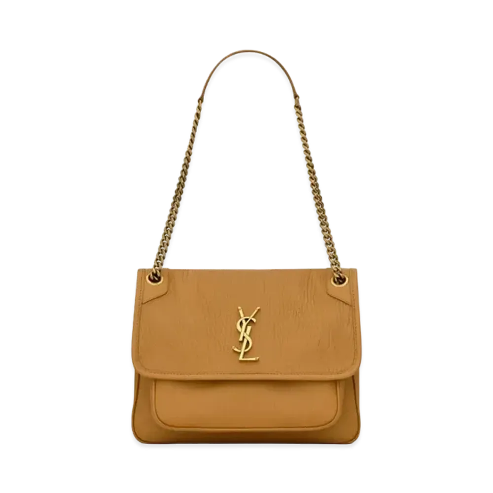 Saint Laurent Niki Medium in Grained Lambskin "Dark Sun"