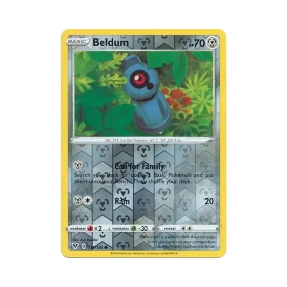 ダンバル C :リバースホロ [116/185]【英語版】(ソード&シールド「ビビットボルテージ」)