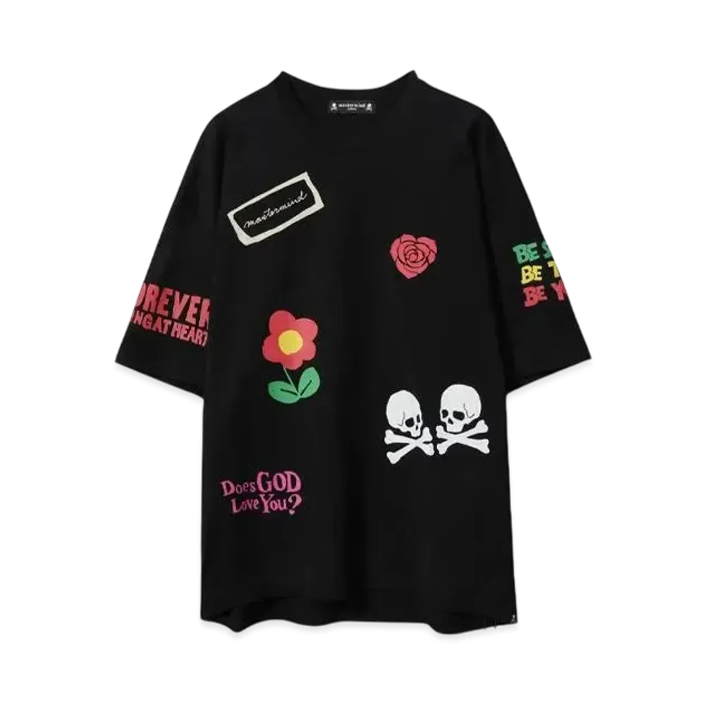 MASTERMIND JAPAN-HAND DRAWN TEE "BLACK"