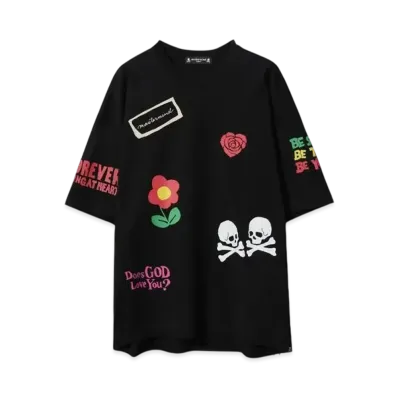 MASTERMIND JAPAN-HAND DRAWN TEE "BLACK"