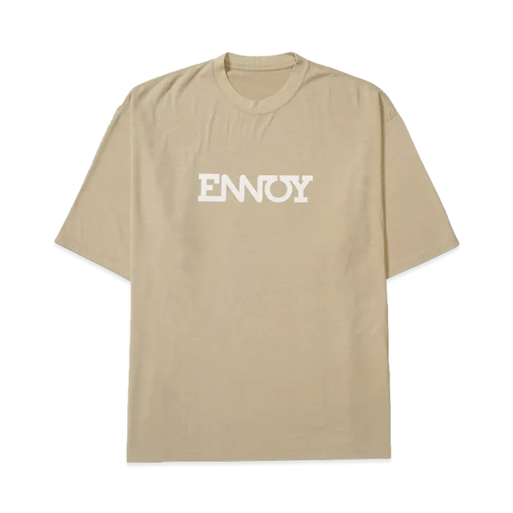 ENNOY Electric Logo Fade T-Shirt "Beige"
