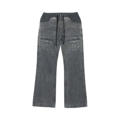 X-Girl Low Rise Flare Easy Pants "Black"