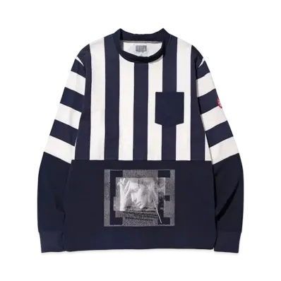 Cav Empt (C.E) PSYCHIC LONG SLEEVE T "Navy"
