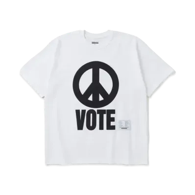 NEIGHBORHOOD x KATHARINE HAMNETT . Tee SS-1 "White"