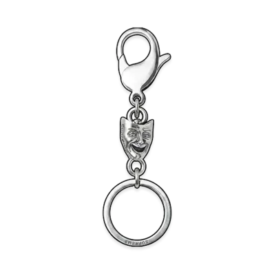Supreme Drama Masks Key Ring "Silver"