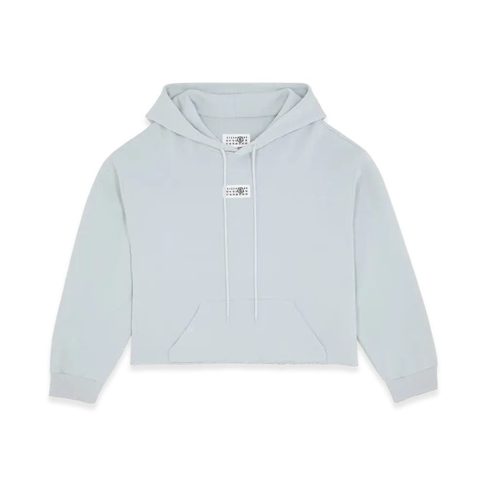 MM6 Maison Margiela Women's Hooded Sweatshirt "Ice"