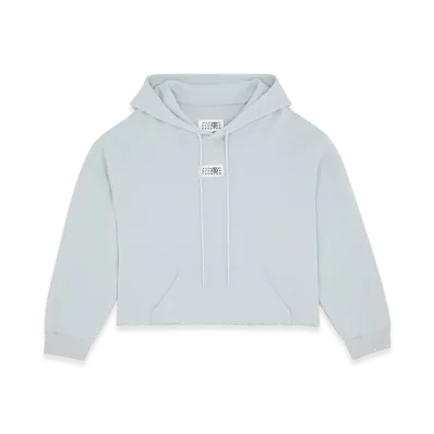 MM6 Maison Margiela Women's Hooded Sweatshirt "Ice"