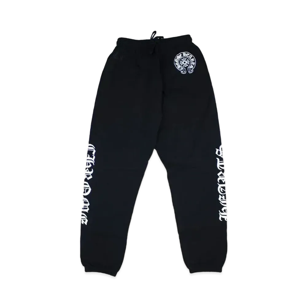 Chrome Hearts Horseshoe Logo Sweatpants "Black"