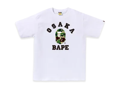 A BATHING APE Osaka Exclusive ABC Camo Osaka College Tee "White"