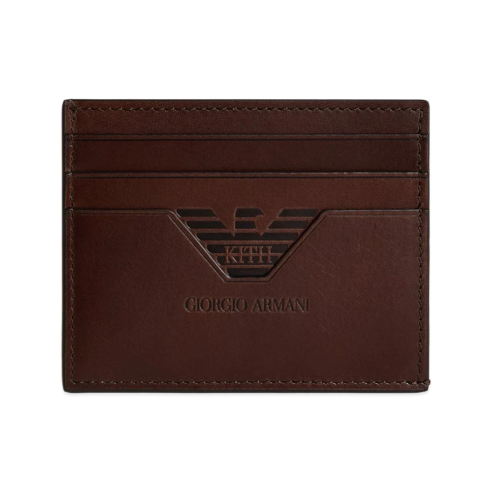 Kith x Giorgio Armani Card Holder "Ebony"