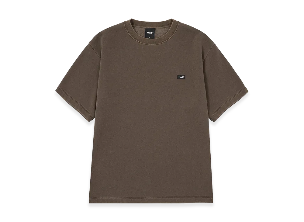 HUF Eightynine Washed Fleece Tee "Coffee"