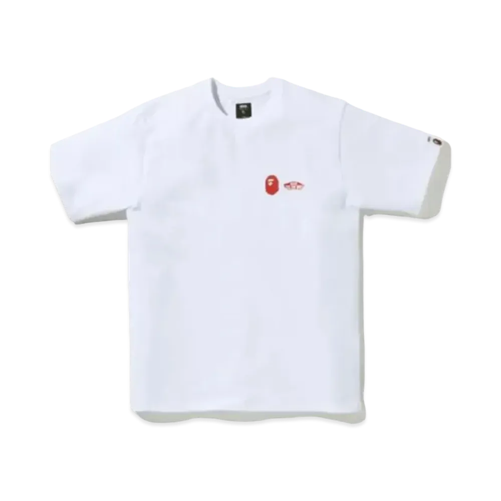 A BATHING APE x VANS Tee "White"