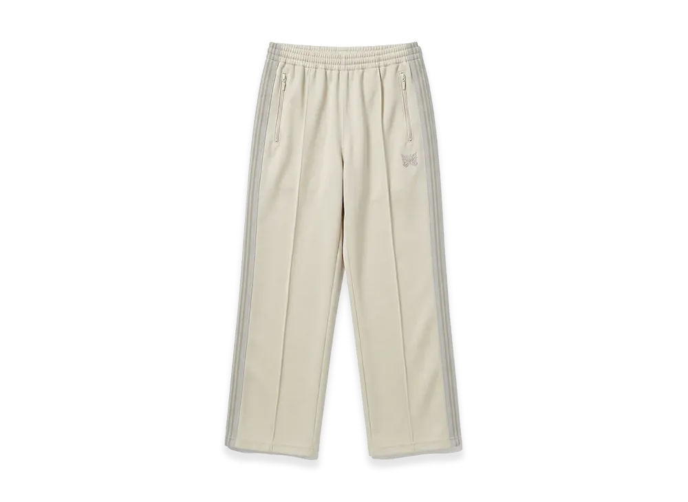 Needles Studious Exclusive Narrow Track Pant - Poly Smooth "Beige"