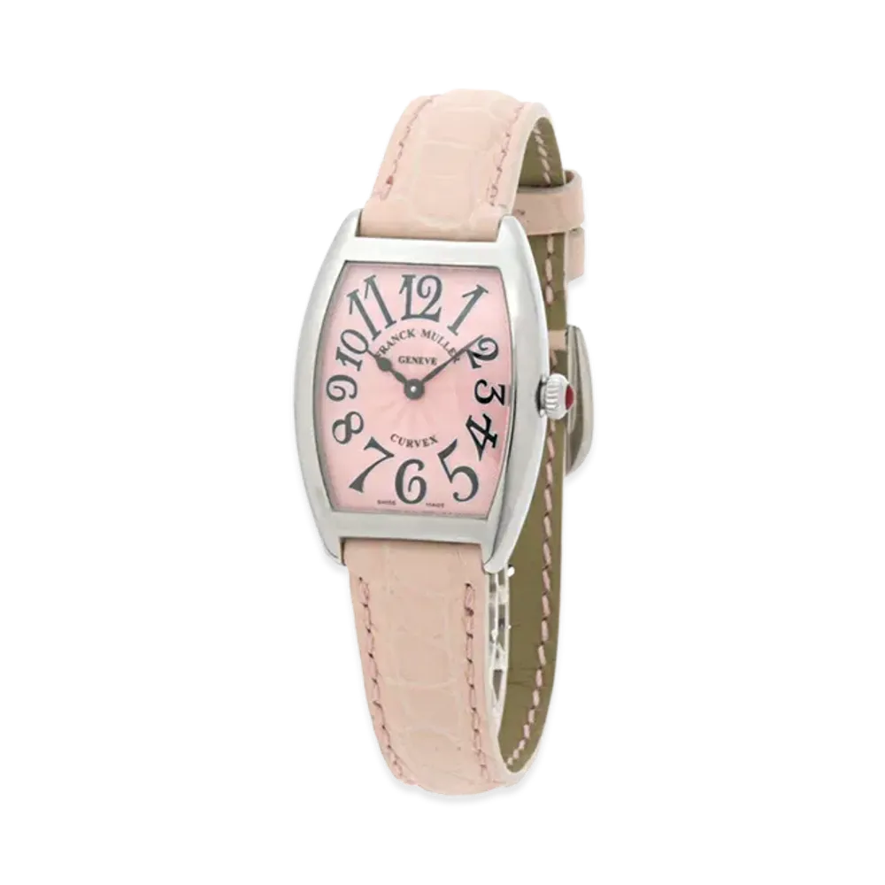 FRANCK MULLER Women's Tonneau Curvex "Pink"