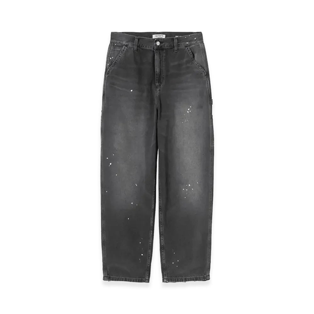 Carhartt WIP Women's OG Single Knee Pant "Black/Destroy Wash/Splatter"